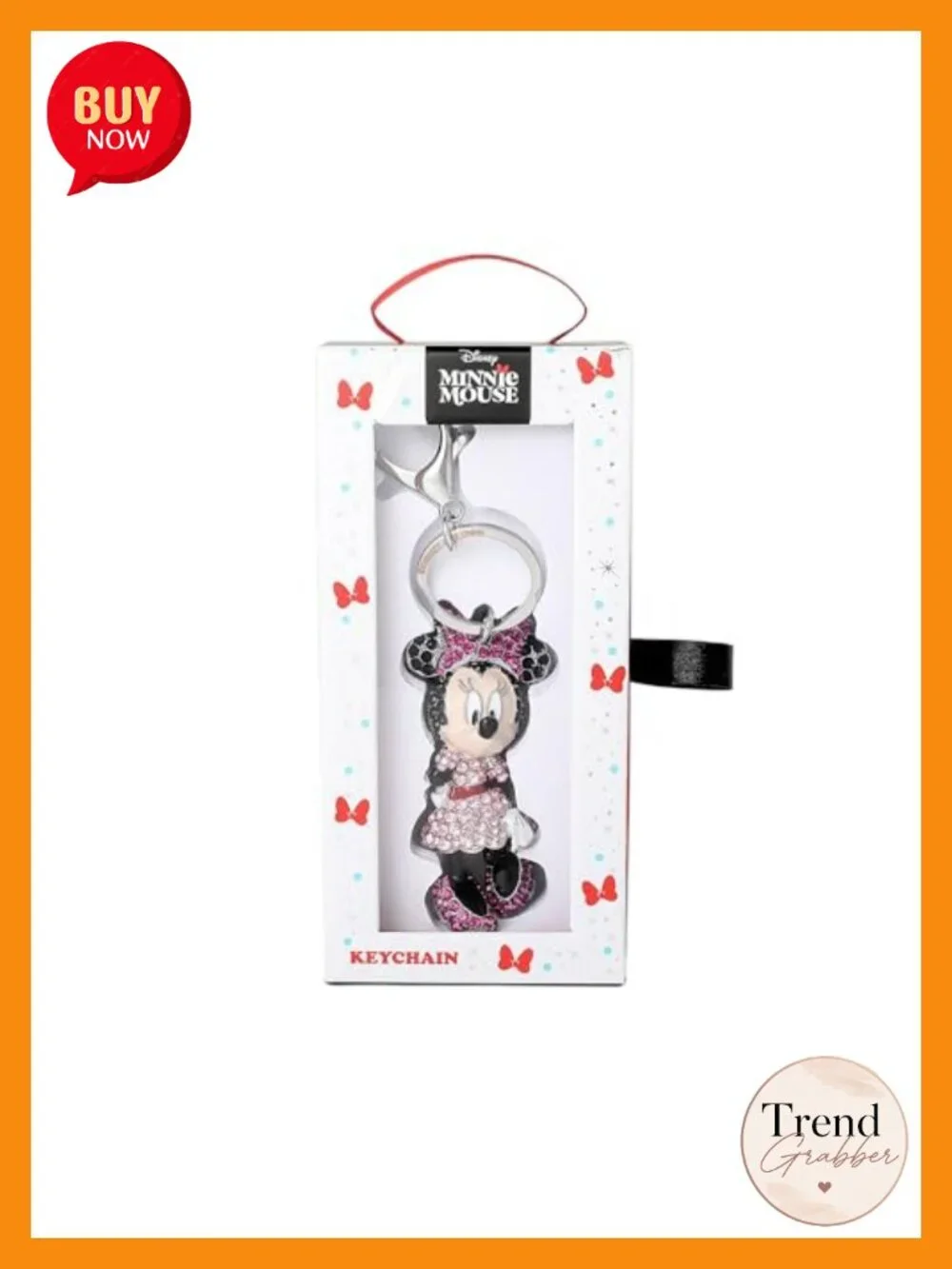 Disney Keychain Pave Crystal Official License Marie Winnie the Pooh Bag Charm